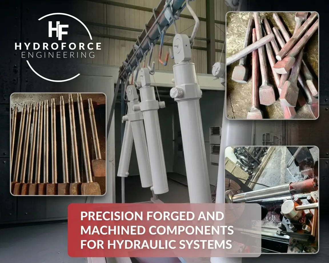Heavy-Duty Hydraulic Cylinder with Solid Forged Piston Rod — 350 bar, Clevis Mount