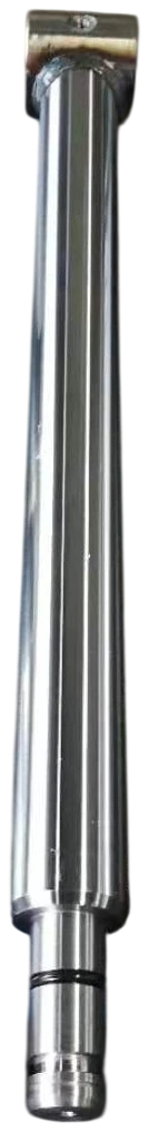 Tige de vérin hydraulique chromée dur, avec œil à chape et extrémité de piston étagée