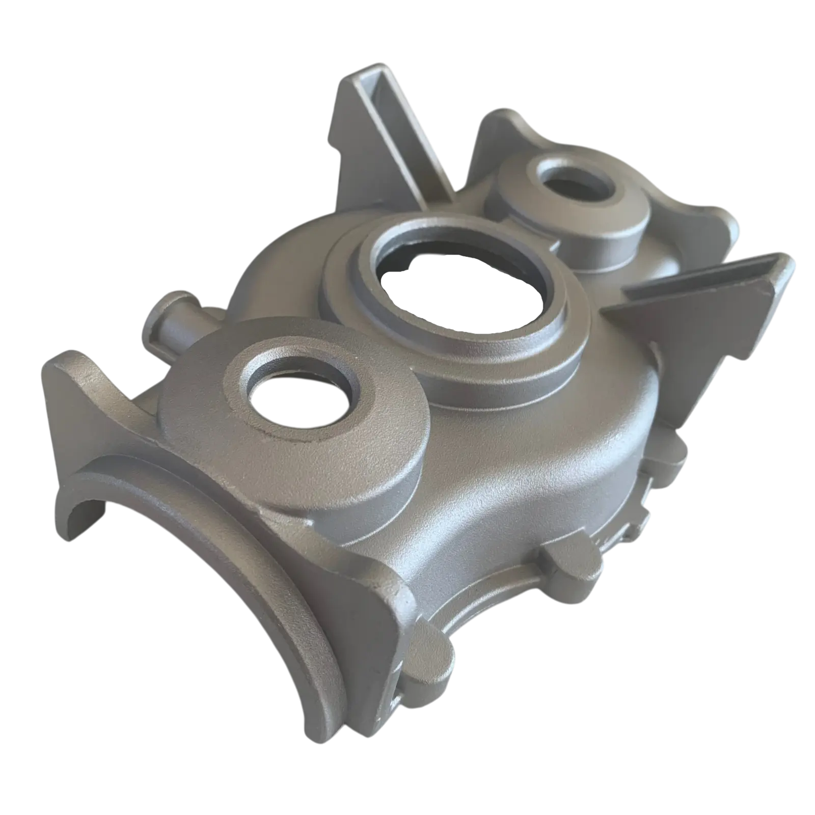 Die-cast aluminum differential / bearing-carrier housing with two machined bearing bores